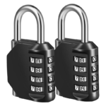 Combination Lock, 4-Digit Combination Padlock, Suitable for School, Gym, Lockers