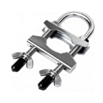 Portable Travel Door Lock, Heavy Duty Security Lock, Adjustable Stainless Steel Security Device, Suitable for Hotel Rooms/Apartments